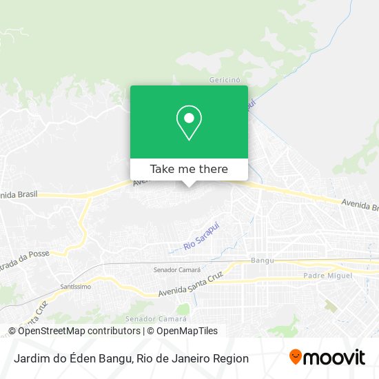 Jardim do Éden Bangu map