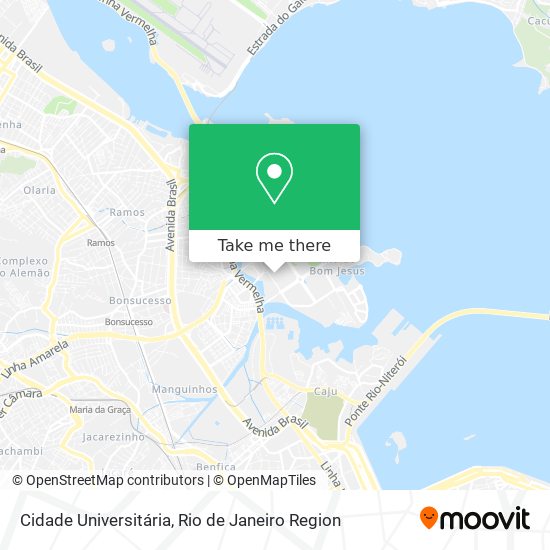 Cidade Universitária map