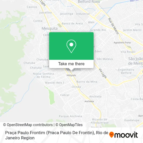Praça Paulo Frontim (Praca Paulo De Frontin) map