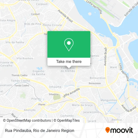 Rua Pindauba map