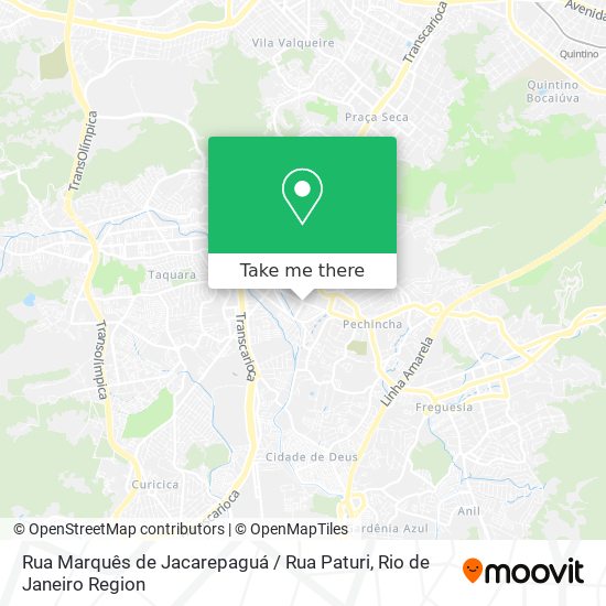 Rua Marquês de Jacarepaguá / Rua Paturi map