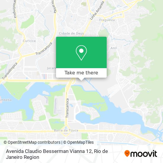 Mapa Avenida Claudio Besserman Vianna 12