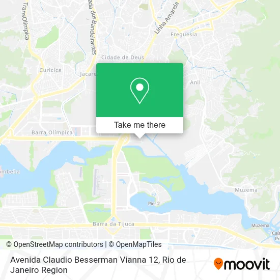 Avenida Claudio Besserman Vianna 12 map