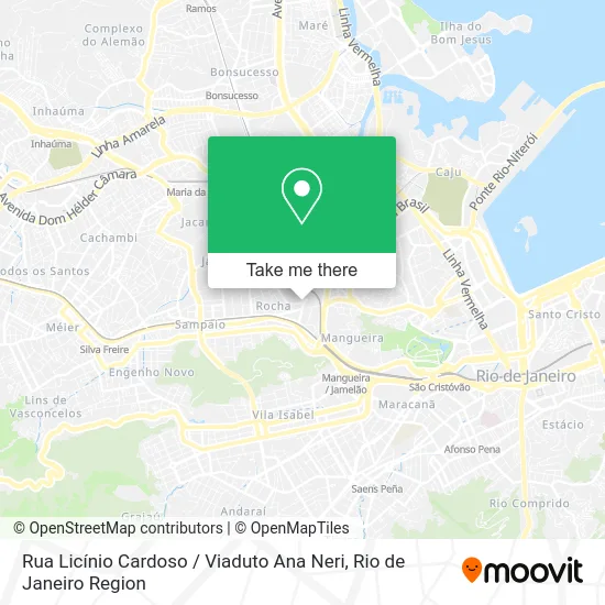 Rua Licínio Cardoso / Viaduto Ana Neri map