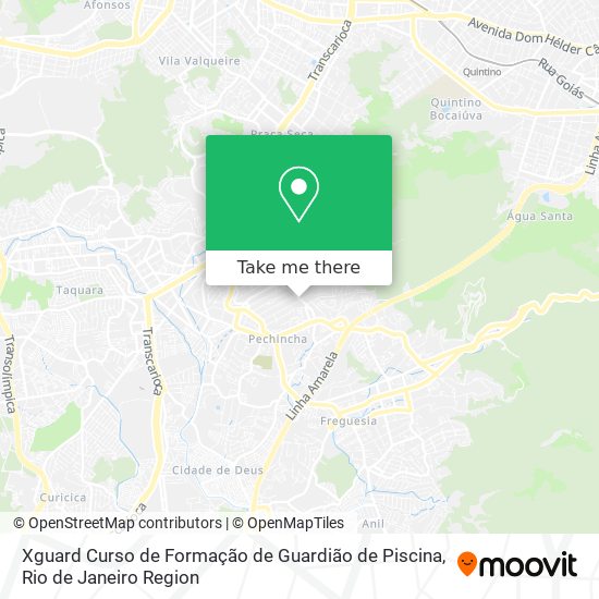 Xguard Curso de Formação de Guardião de Piscina map