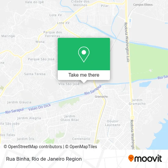 Rua Binha map