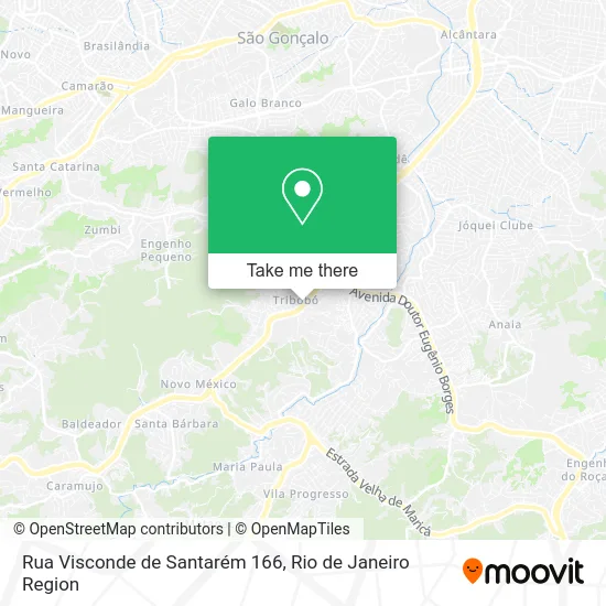 Rua Visconde de Santarém 166 map