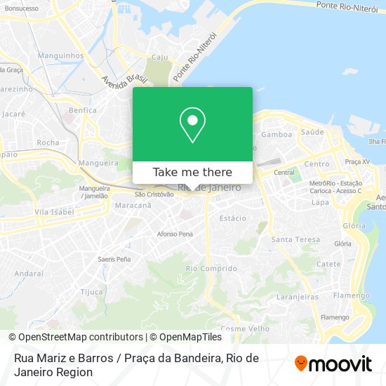 Rua Mariz e Barros / Praça da Bandeira map