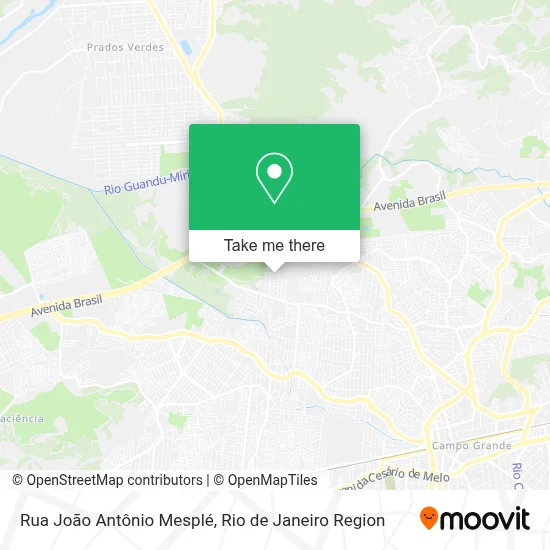 Rua João Antônio Mesplé map
