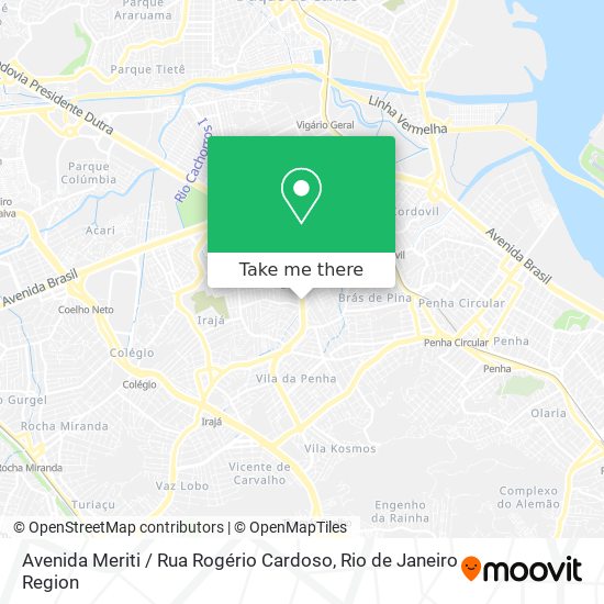 Avenida Meriti / Rua Rogério Cardoso map