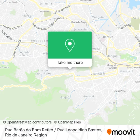 Rua Barão do Bom Retiro / Rua Leopoldino Bastos map