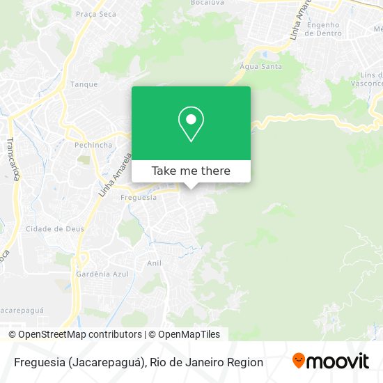 Freguesia (Jacarepaguá) map