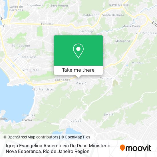 Igreja Evangelica Assembleia De Deus Ministerio Nova Esperanca map