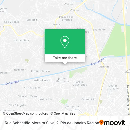 Rua Sebastião Moreira Silva, 2 map
