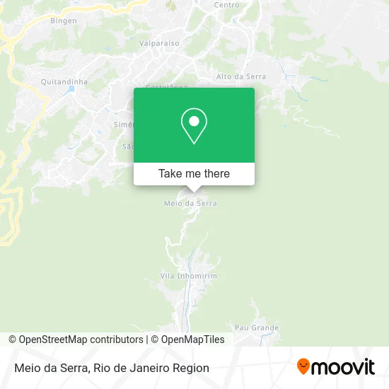 Meio da Serra map