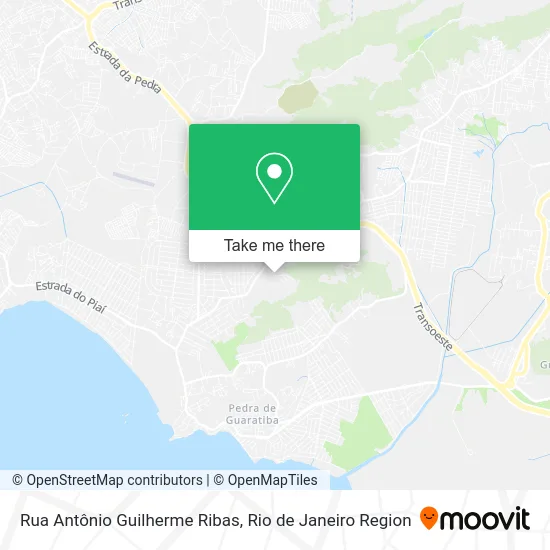 Rua Antônio Guilherme Ribas map