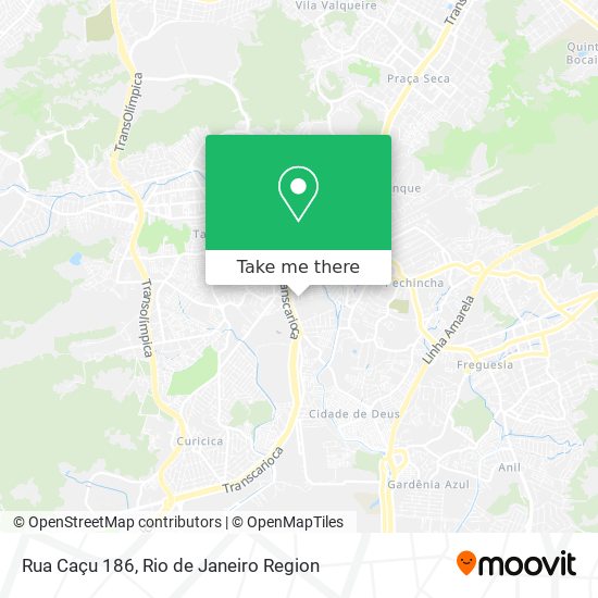 Rua Caçu 186 map
