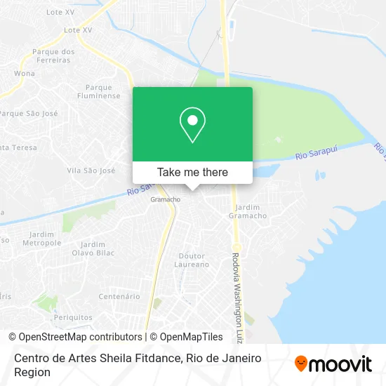 Centro de Artes Sheila Fitdance map