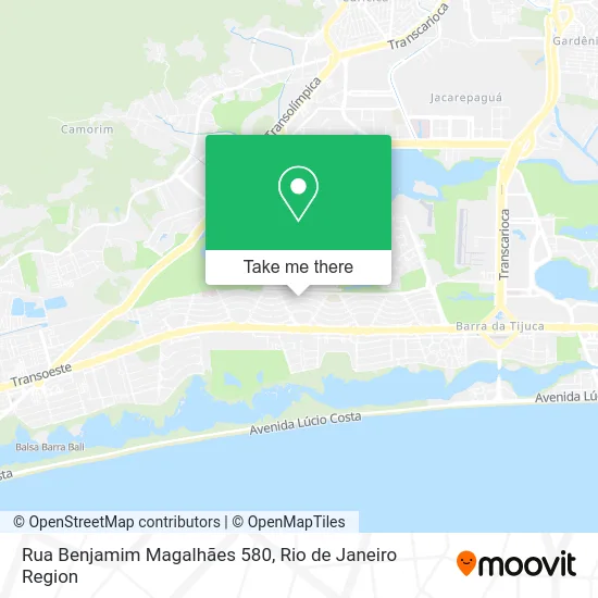 Rua Benjamim Magalhães 580 map