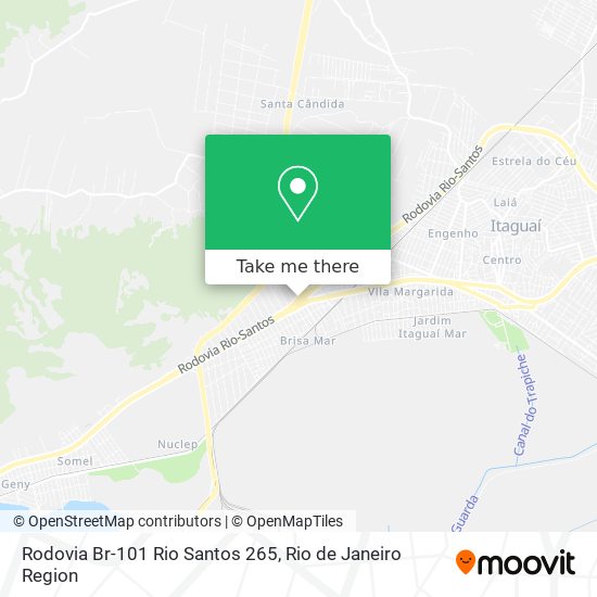 Rodovia Br-101 Rio Santos 265 map