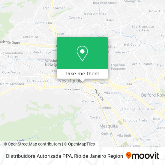 Distribuidora Autorizada PPA map