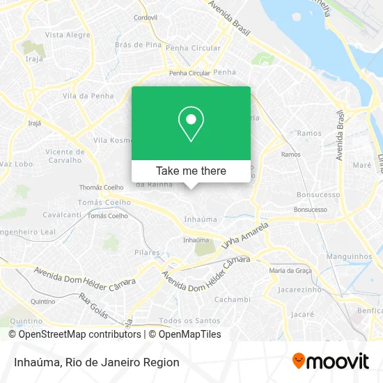 Inhaúma map