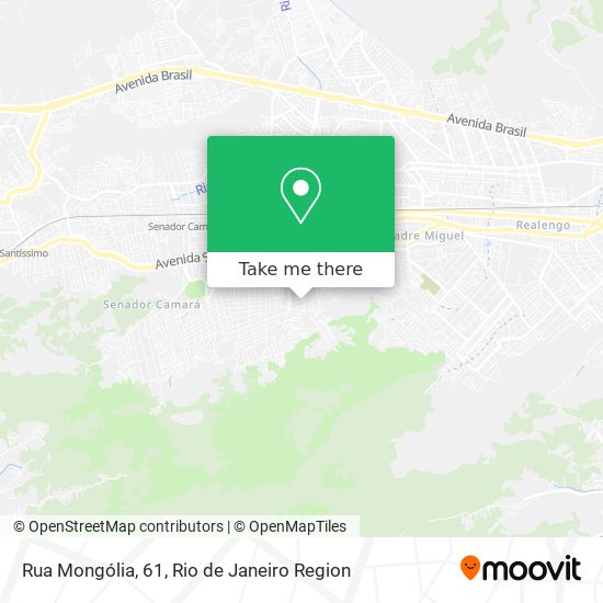 Rua Mongólia, 61 map