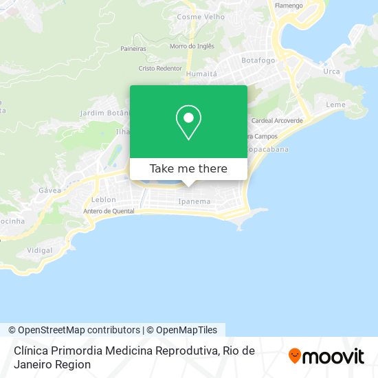 Clínica Primordia Medicina Reprodutiva map