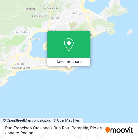 Rua Francisco Otaviano / Rua Raul Pompéia map