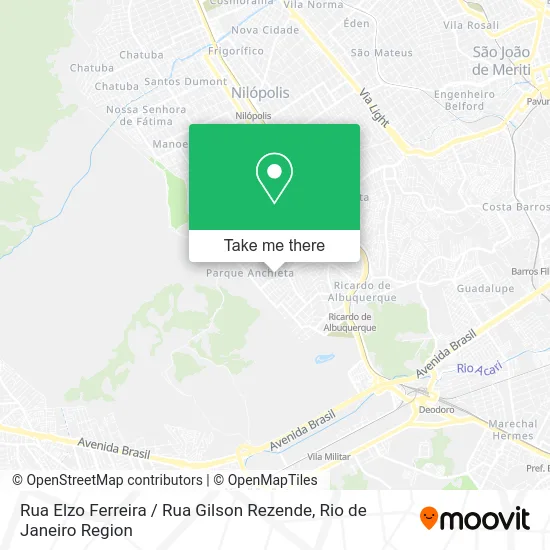 Rua Elzo Ferreira / Rua Gilson Rezende map