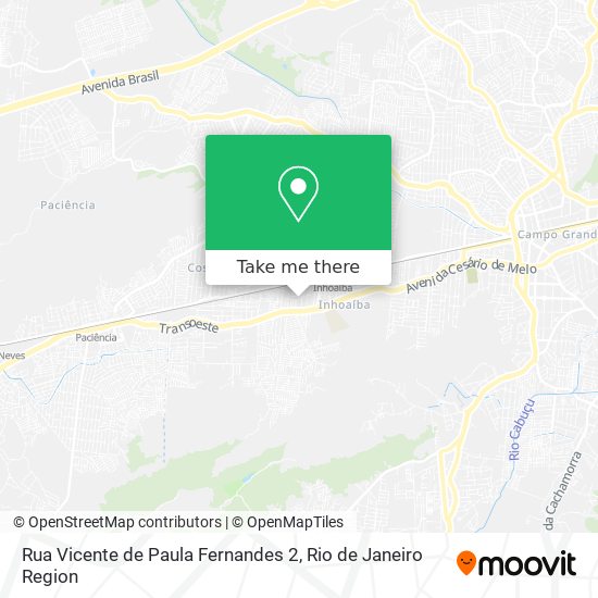 Rua Vicente de Paula Fernandes 2 map