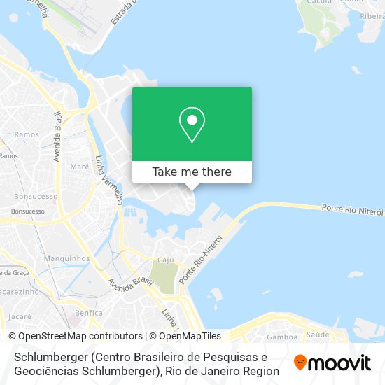 Schlumberger (Centro Brasileiro de Pesquisas e Geociências Schlumberger) map