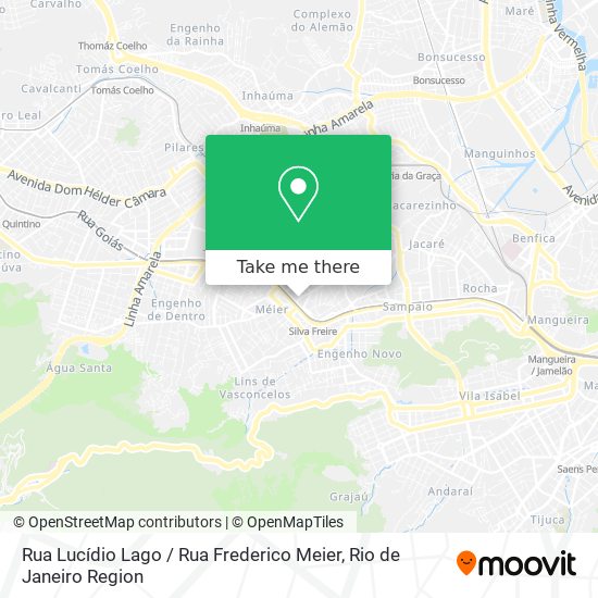 Mapa Rua Lucídio Lago / Rua Frederico Meier