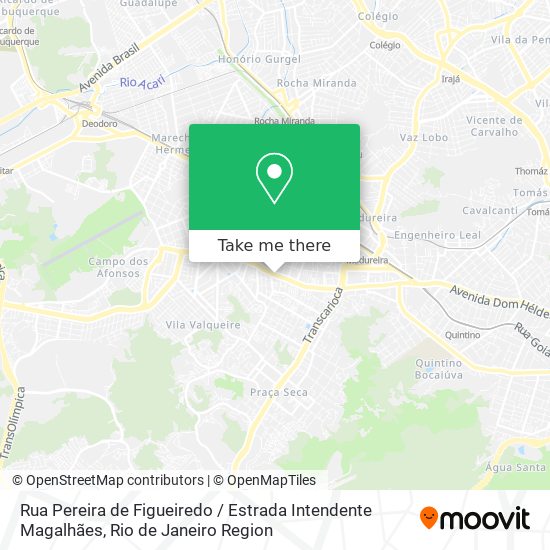 Rua Pereira de Figueiredo / Estrada Intendente Magalhães map