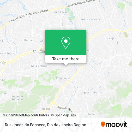 Rua Jonas da Fonseca map