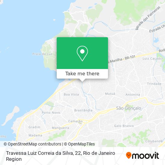 Travessa Luiz Correia da Silva, 22 map