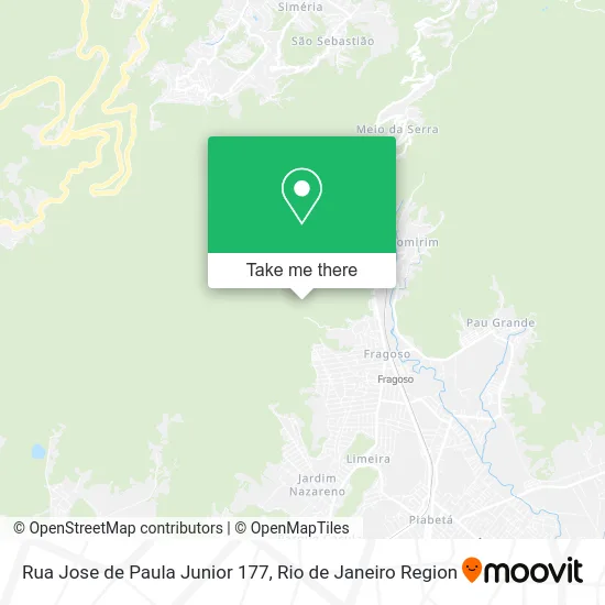 Rua Jose de Paula Junior 177 map