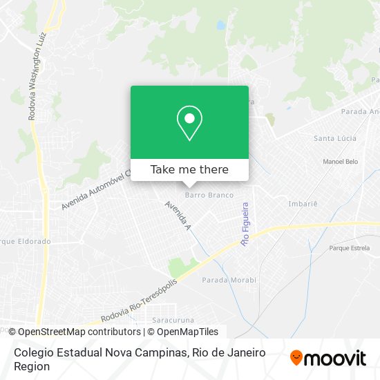 Colegio Estadual Nova Campinas map