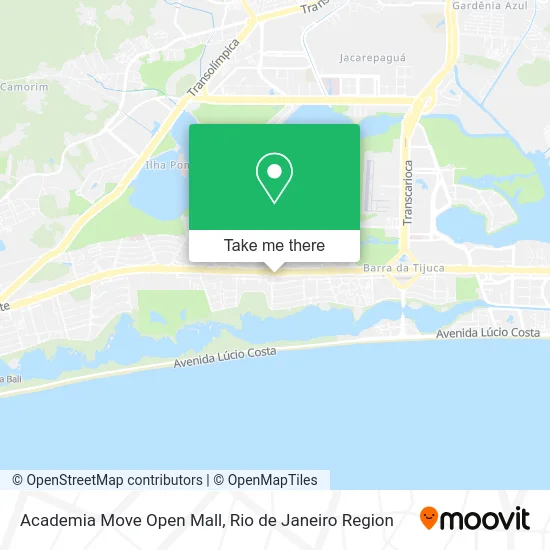 Academia Move Open Mall map