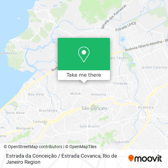 Estrada da Conceição / Estrada Covanca map