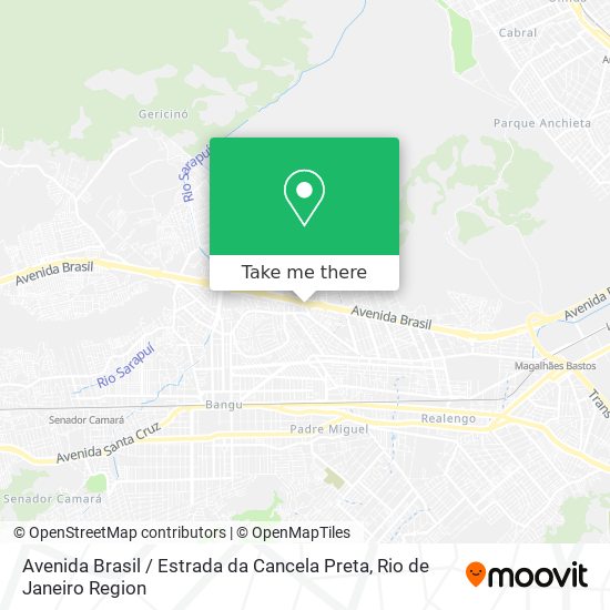 Avenida Brasil / Estrada da Cancela Preta map