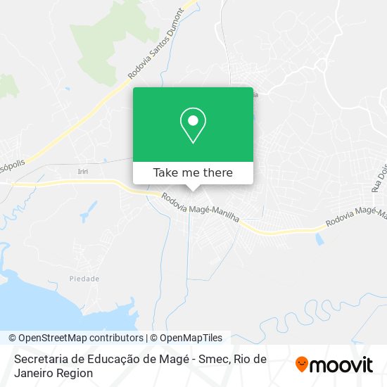 Secretaria de Educação de Magé - Smec map
