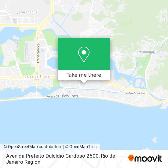 Mapa Avenida Prefeito Dulcídio Cardoso 2500