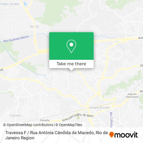 Travessa F / Rua Antônia Cândida de Macedo map