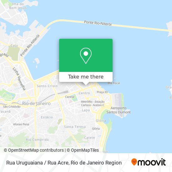 Rua Uruguaiana / Rua Acre map