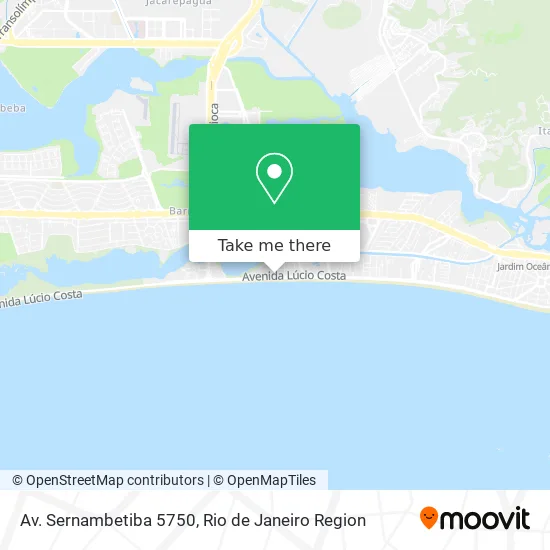 Av. Sernambetiba 5750 map