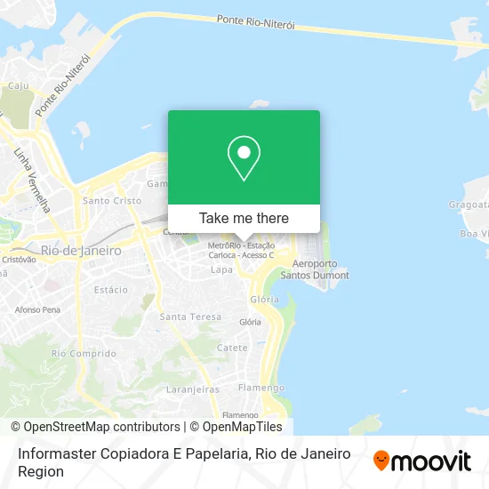 Informaster Copiadora E Papelaria map