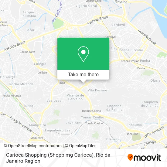 Carioca Shopping (Shoppimg Carioca) map