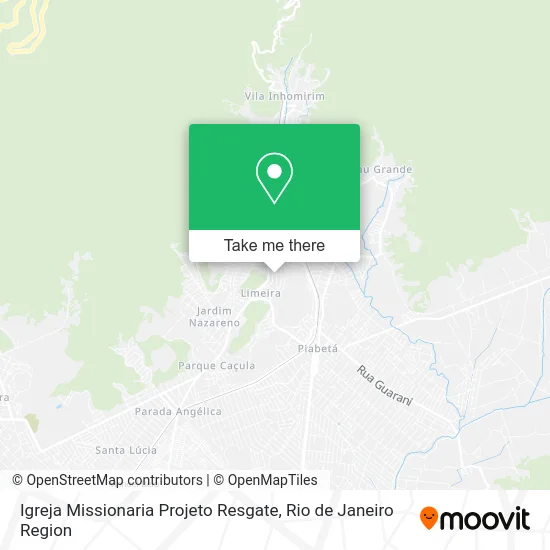 Igreja Missionaria Projeto Resgate map