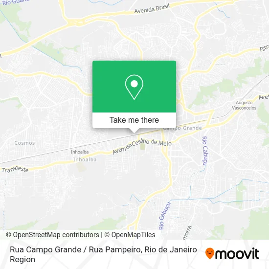 Rua Campo Grande / Rua Pampeiro map